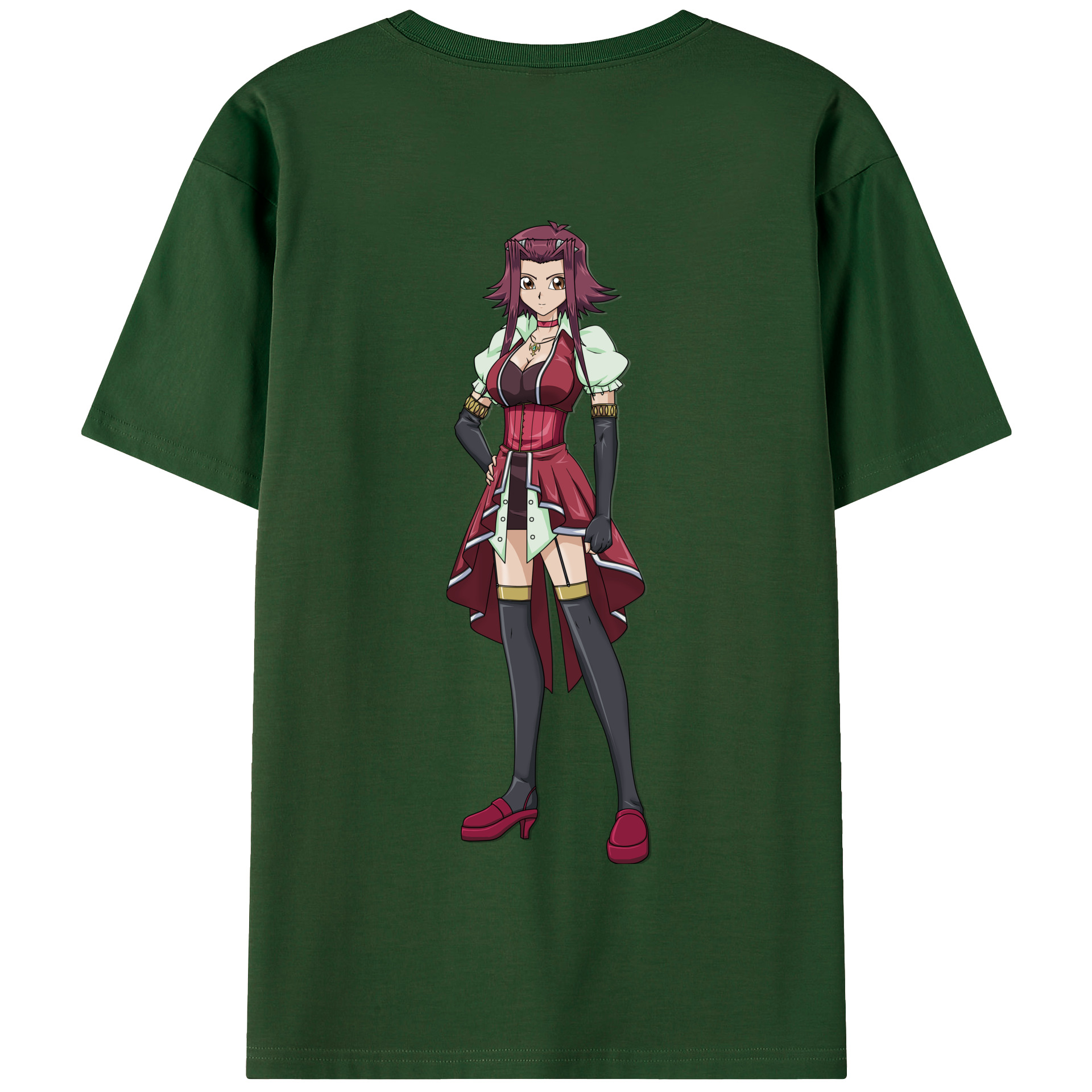 （画像用） 遊☆戯☆王 Yu-Gi-Oh! 綿100％半袖Tシャツ（背面プリント）